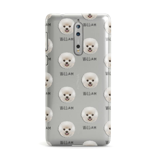 Bichon Frise Icon with Name Nokia Case