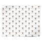 Bichon Frise Icon with Name Personalised Wrapping Paper Alternative
