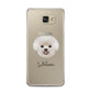 Bichon Frise Personalised Samsung Galaxy A5 2016 Case on gold phone