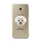 Bichon Frise Personalised Samsung Galaxy A5 2017 Case on gold phone