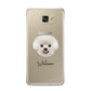 Bichon Frise Personalised Samsung Galaxy A9 2016 Case on gold phone