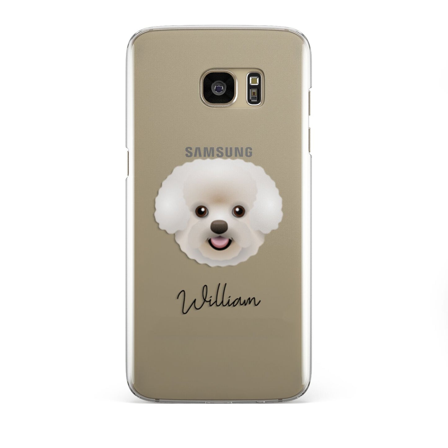 Bichon Frise Personalised Samsung Galaxy S7 Edge Case