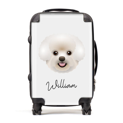 Bichon Frise Personalised Suitcase