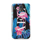 Black Blue Tropical Flamingo Samsung Galaxy S5 Case