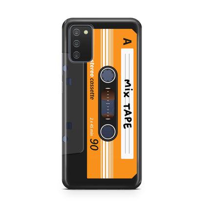 Black Casette Tape Samsung A02s Case