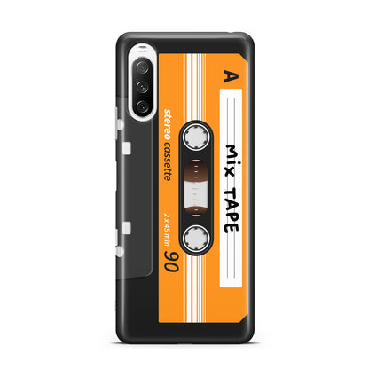Black Casette Tape Sony Xperia 10 III Case
