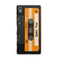 Black Casette Tape Sony Xperia Case
