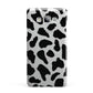 Black Cow Print Samsung Galaxy A7 2015 Case