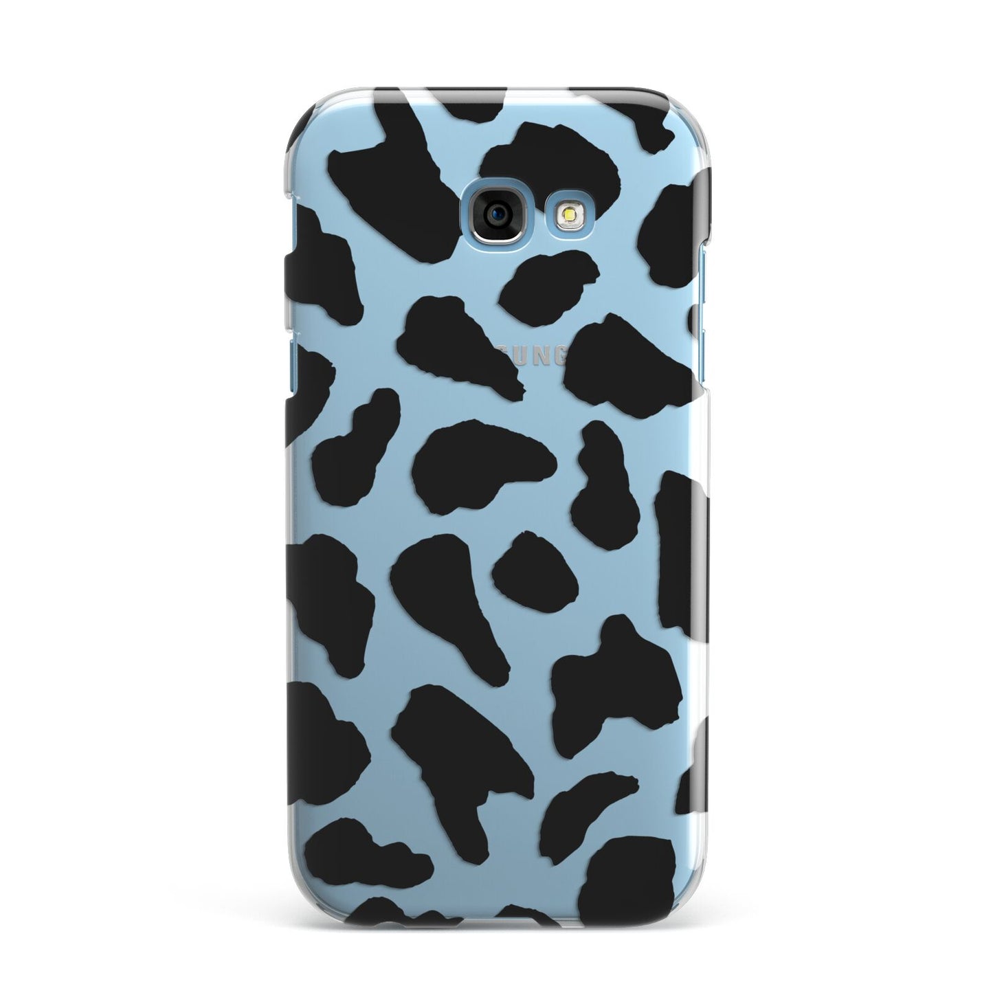 Black Cow Print Samsung Galaxy A7 2017 Case