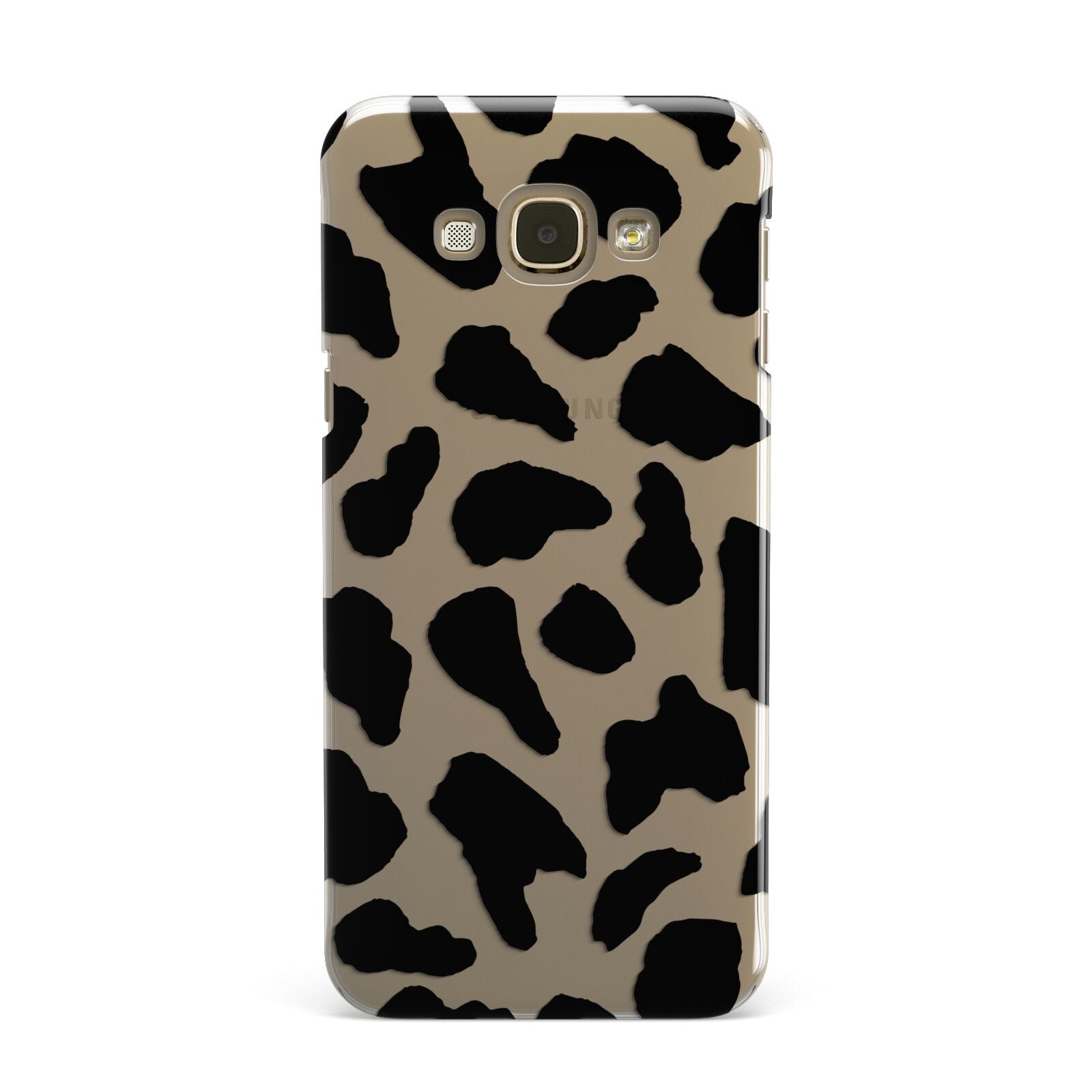 Black Cow Print Samsung Galaxy A8 Case