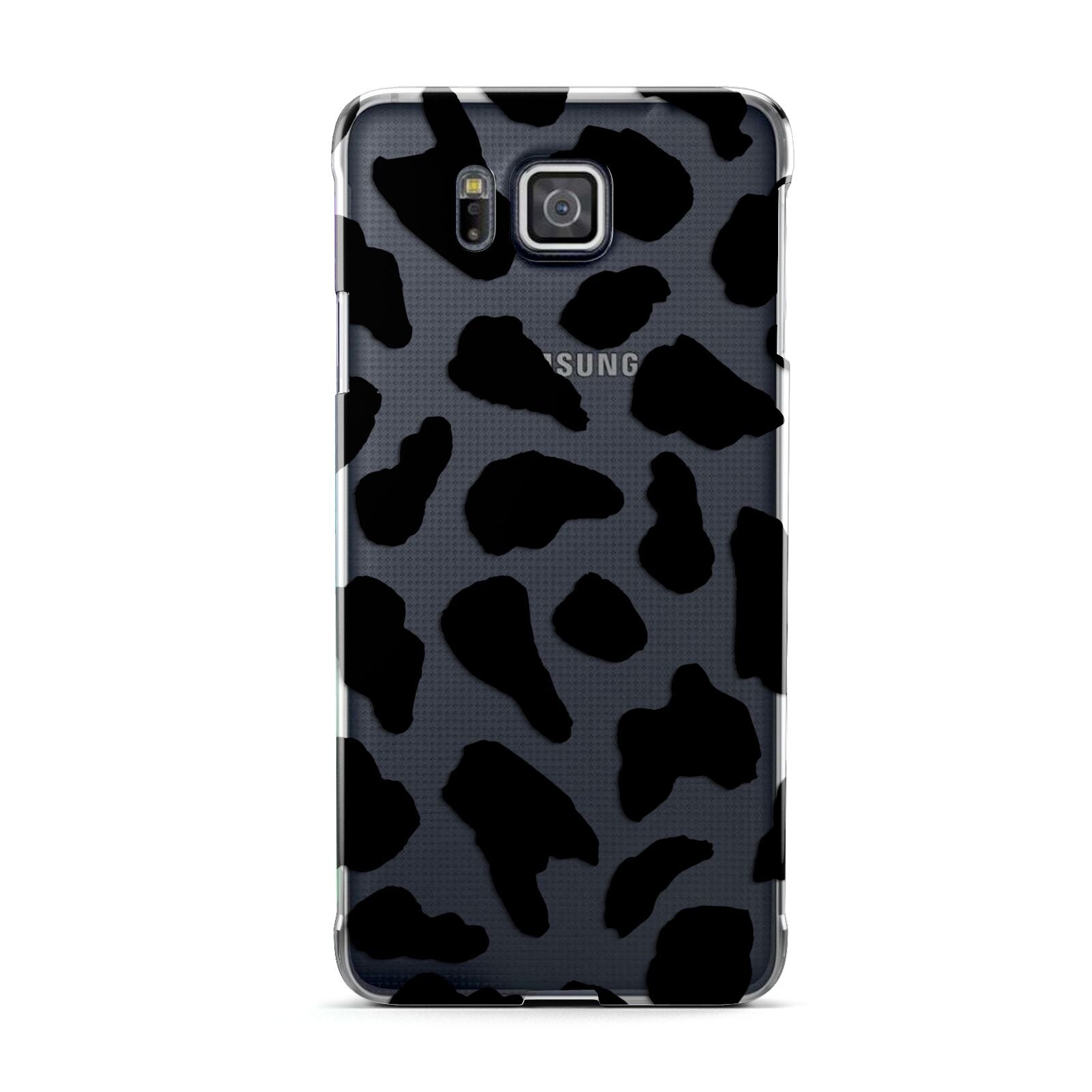 Black Cow Print Samsung Galaxy Alpha Case