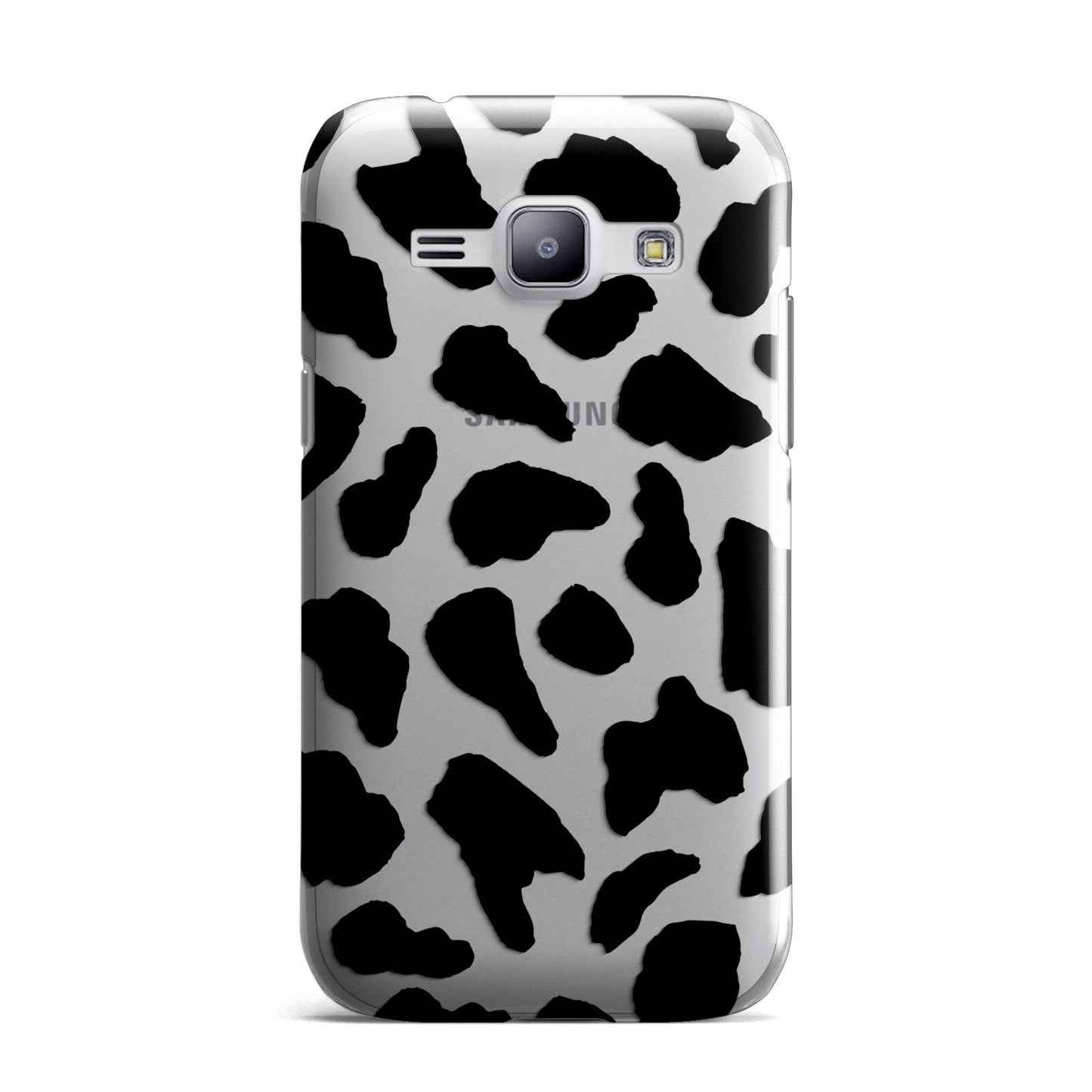 Black Cow Print Samsung Galaxy J1 2015 Case