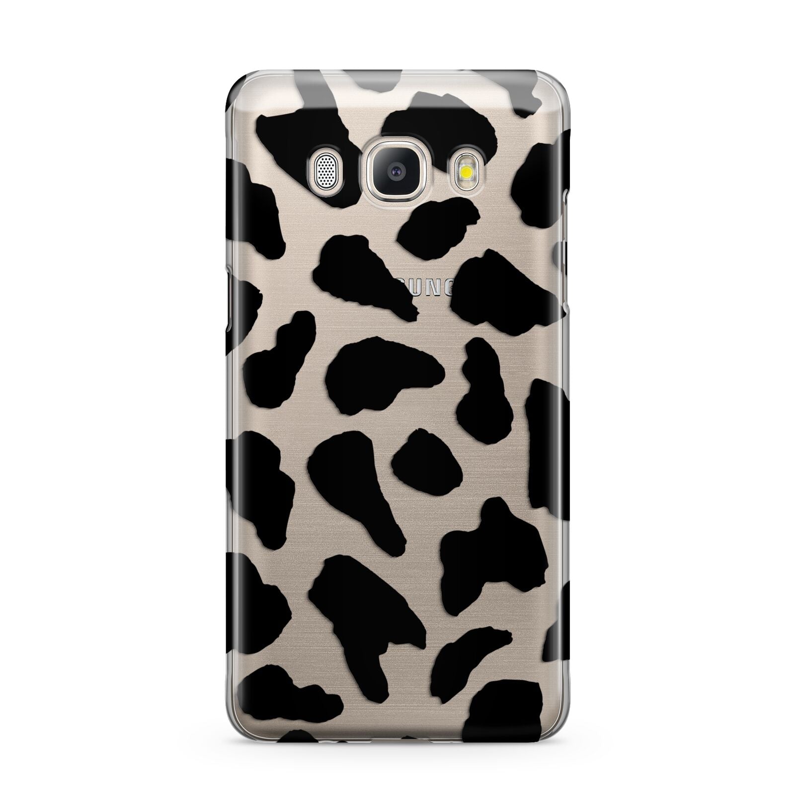 Black Cow Print Samsung Galaxy J5 2016 Case