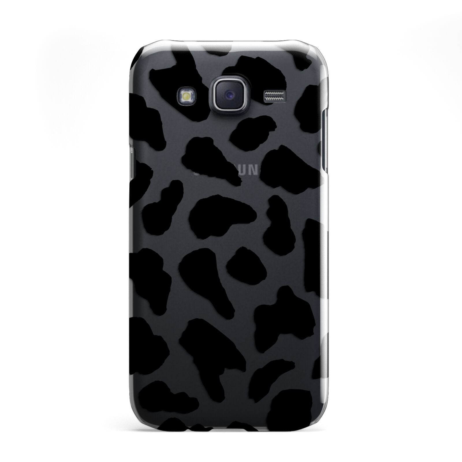 Black Cow Print Samsung Galaxy J5 Case
