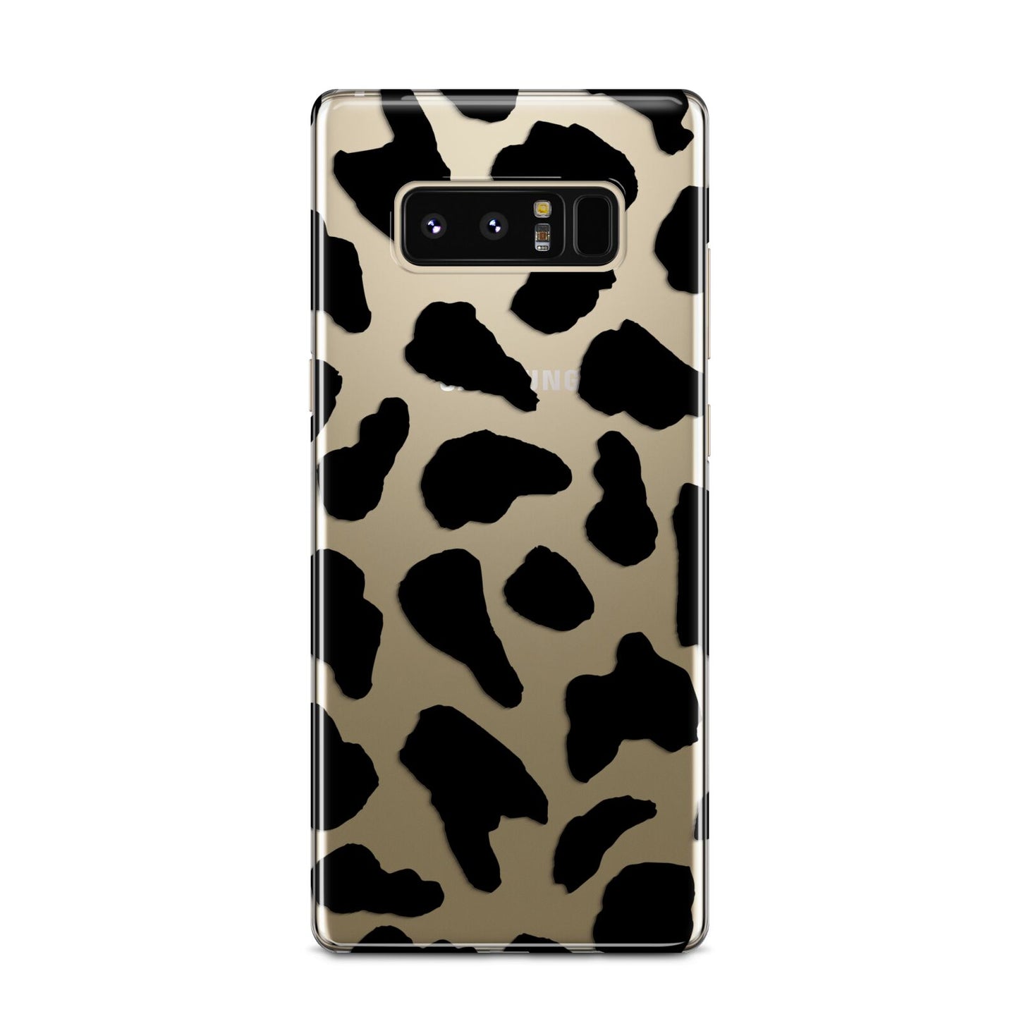 Black Cow Print Samsung Galaxy Note 8 Case