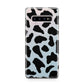 Black Cow Print Samsung Galaxy S10 Plus Case