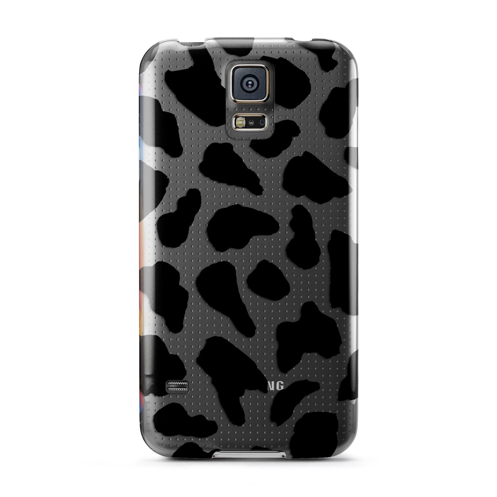 Black Cow Print Samsung Galaxy S5 Case