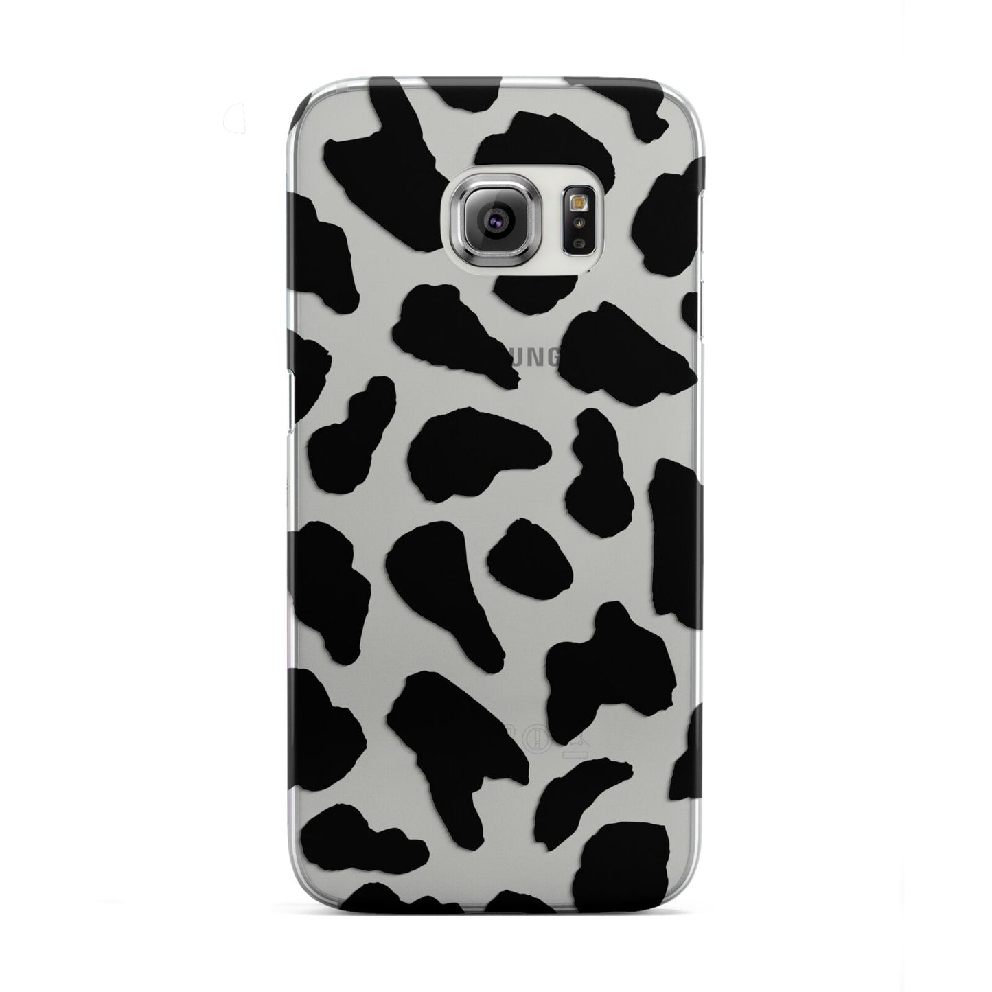 Black Cow Print Samsung Galaxy S6 Edge Case