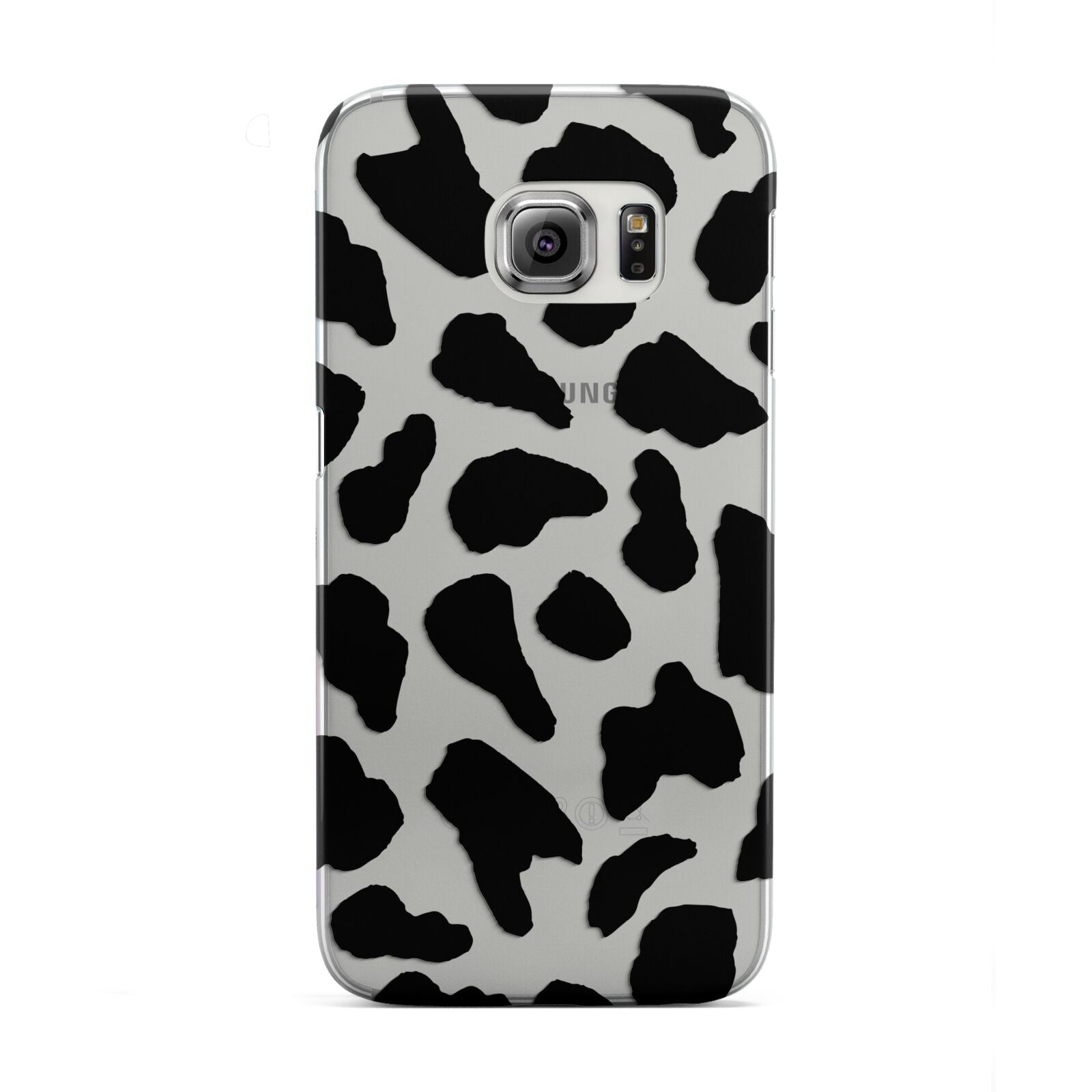 Black Cow Print Samsung Galaxy S6 Edge Case