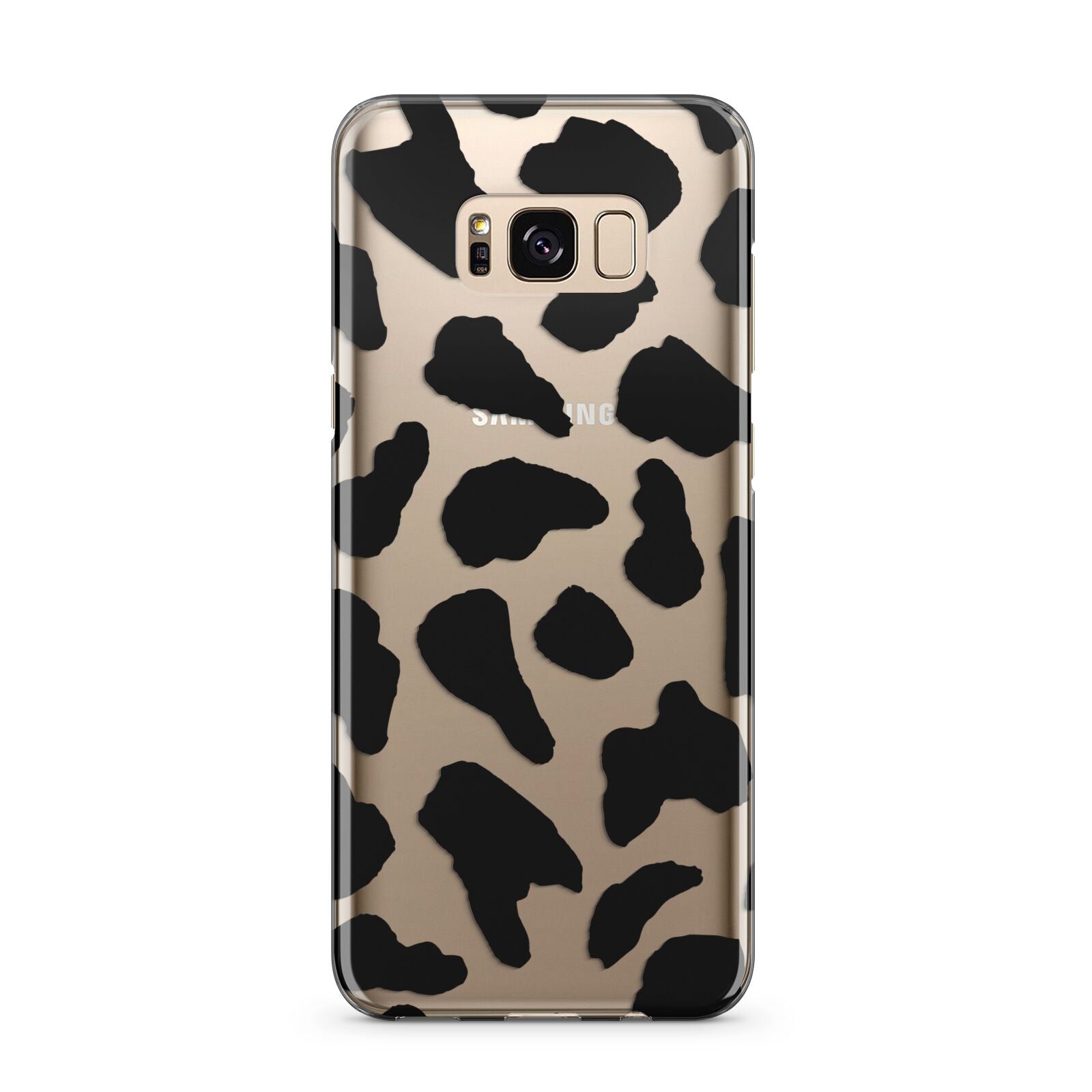 Black Cow Print Samsung Galaxy S8 Plus Case