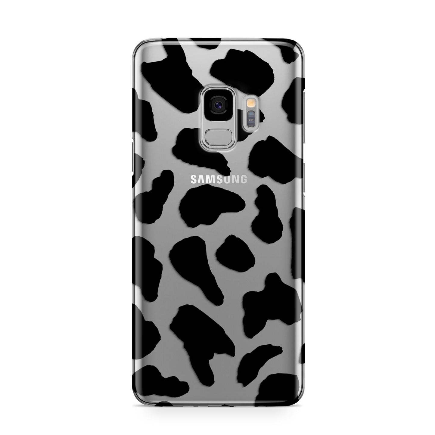 Black Cow Print Samsung Galaxy S9 Case