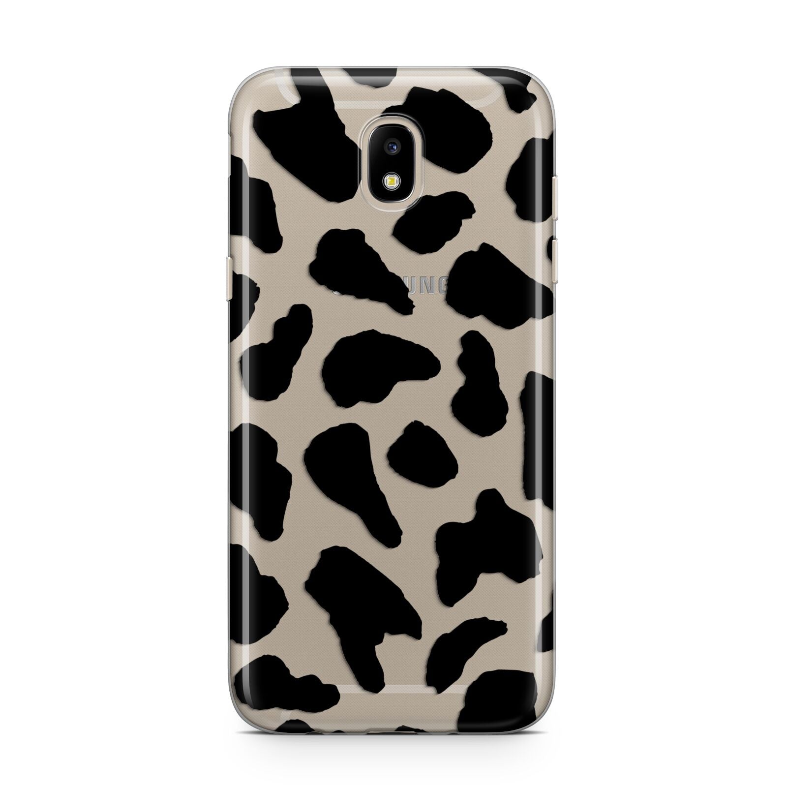 Black Cow Print Samsung J5 2017 Case