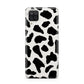 Black Cow Print Samsung M12 Case