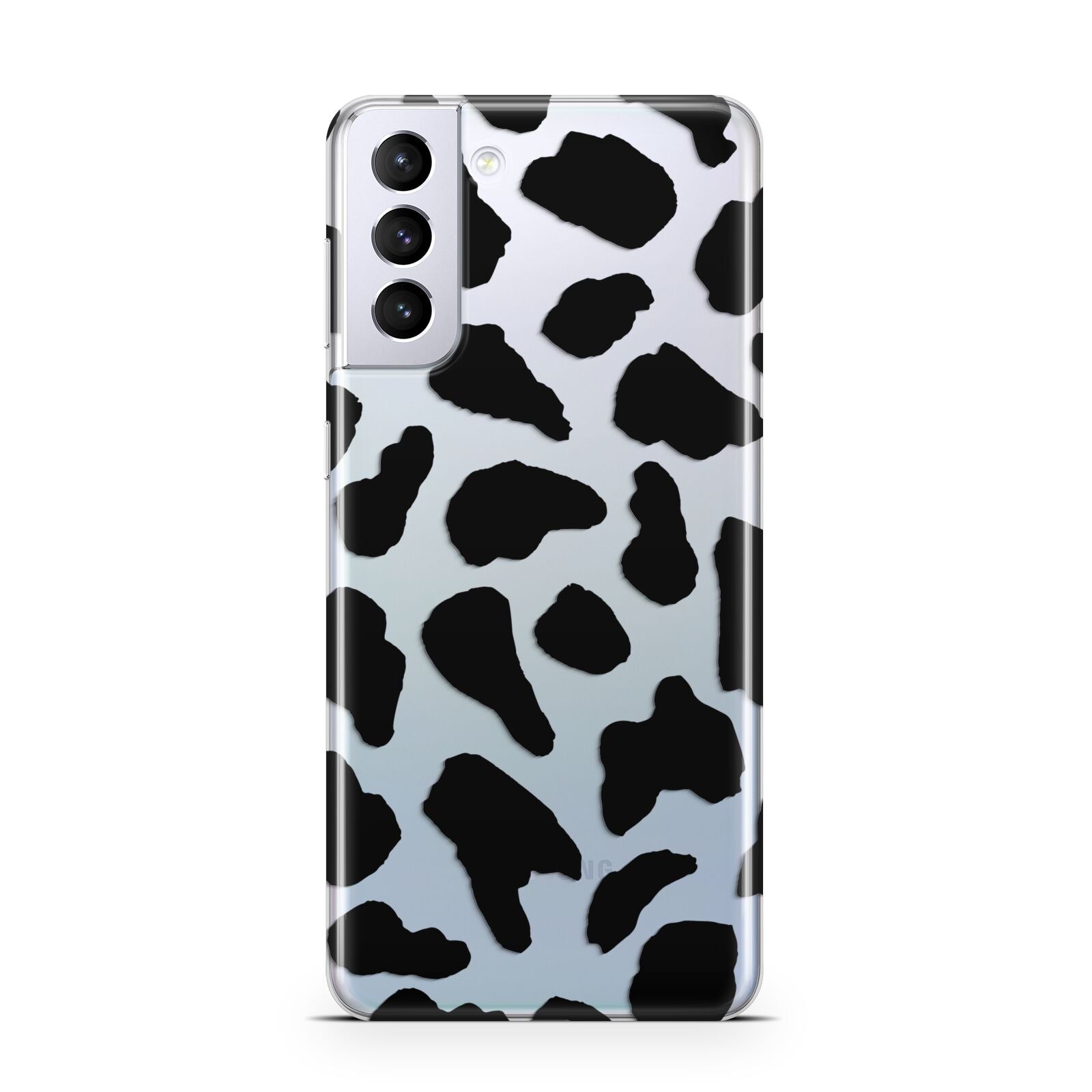 Black Cow Print Samsung S21 Plus Phone Case