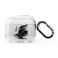 Black Crow Personalised AirPods Glitter Case 3rd Gen