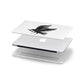 Black Crow Personalised Apple MacBook Case in Detail