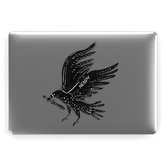 Black Crow Personalised Apple MacBook Case