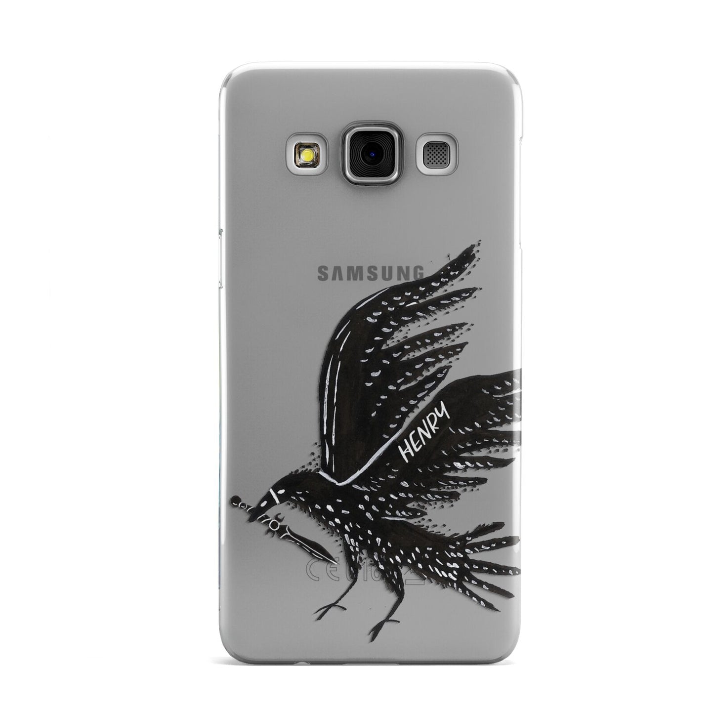 Black Crow Personalised Samsung Galaxy A3 Case