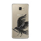 Black Crow Personalised Samsung Galaxy A5 2016 Case on gold phone