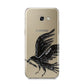Black Crow Personalised Samsung Galaxy A5 2017 Case on gold phone