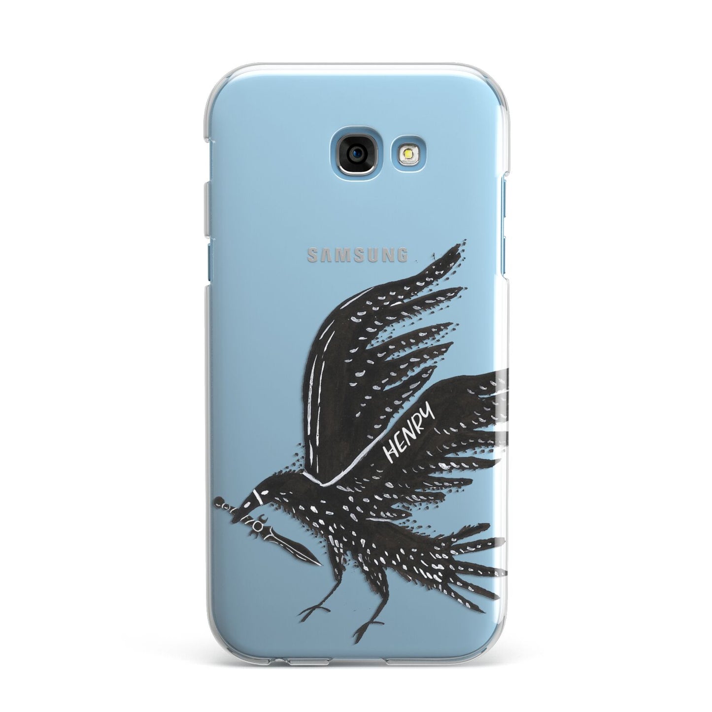 Black Crow Personalised Samsung Galaxy A7 2017 Case