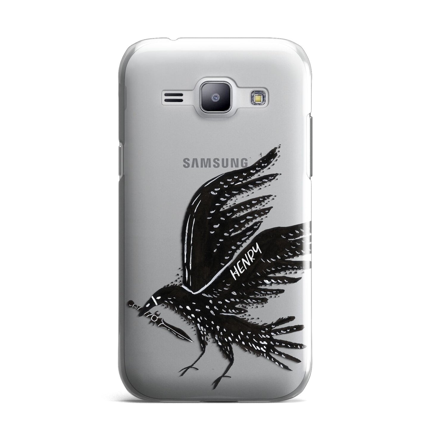 Black Crow Personalised Samsung Galaxy J1 2015 Case