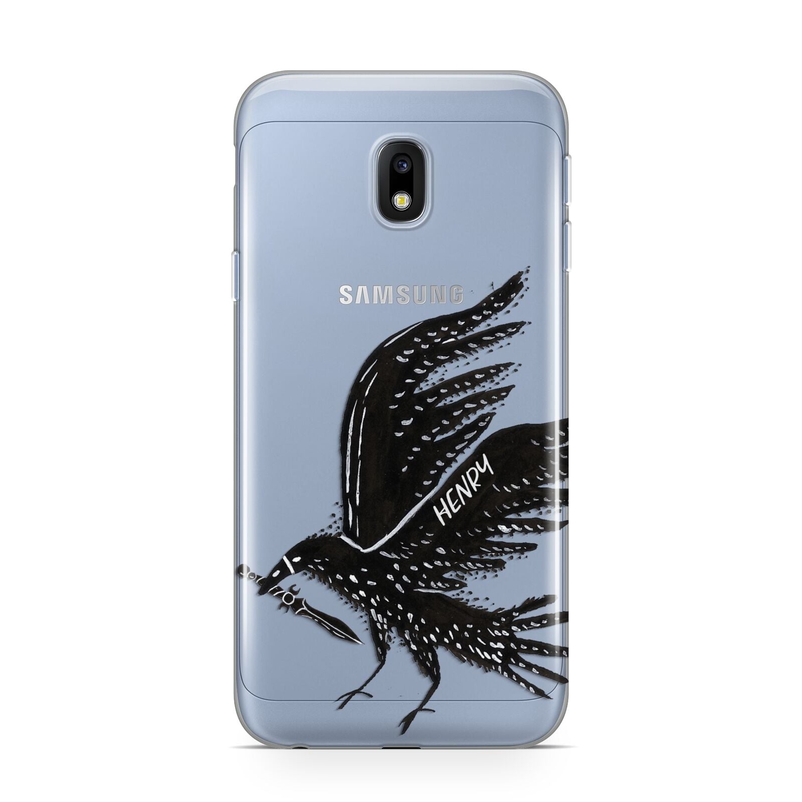 Black Crow Personalised Samsung Galaxy J3 2017 Case
