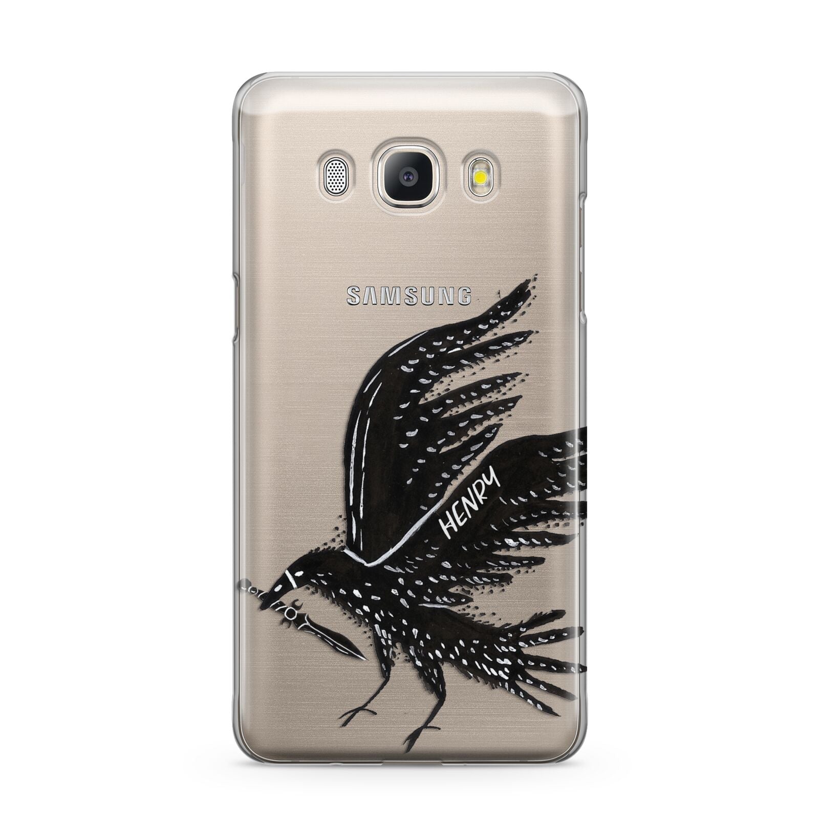 Black Crow Personalised Samsung Galaxy J5 2016 Case