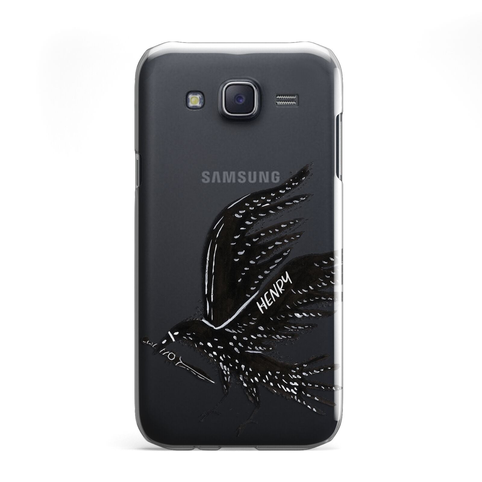 Black Crow Personalised Samsung Galaxy J5 Case