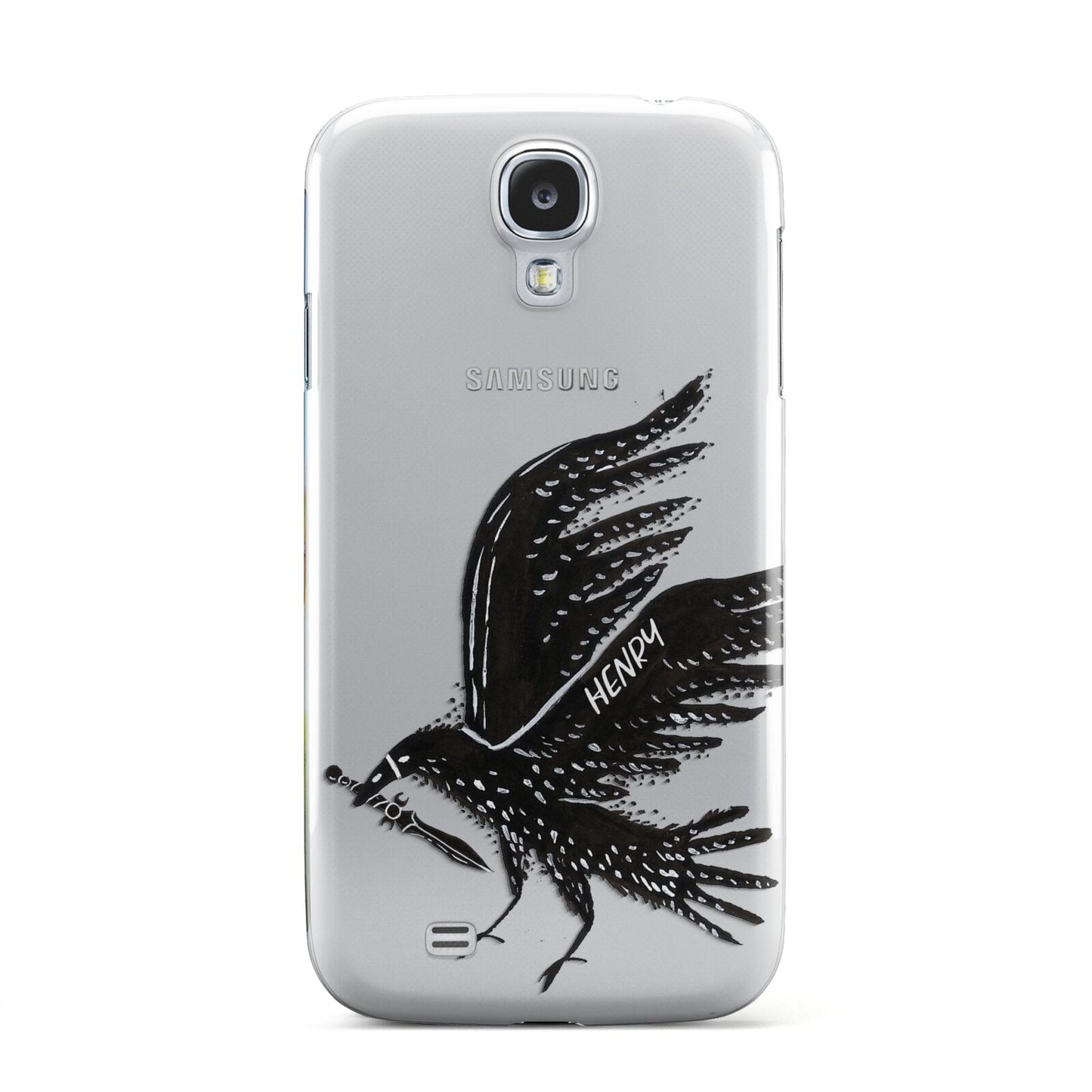Black Crow Personalised Samsung Galaxy S4 Case