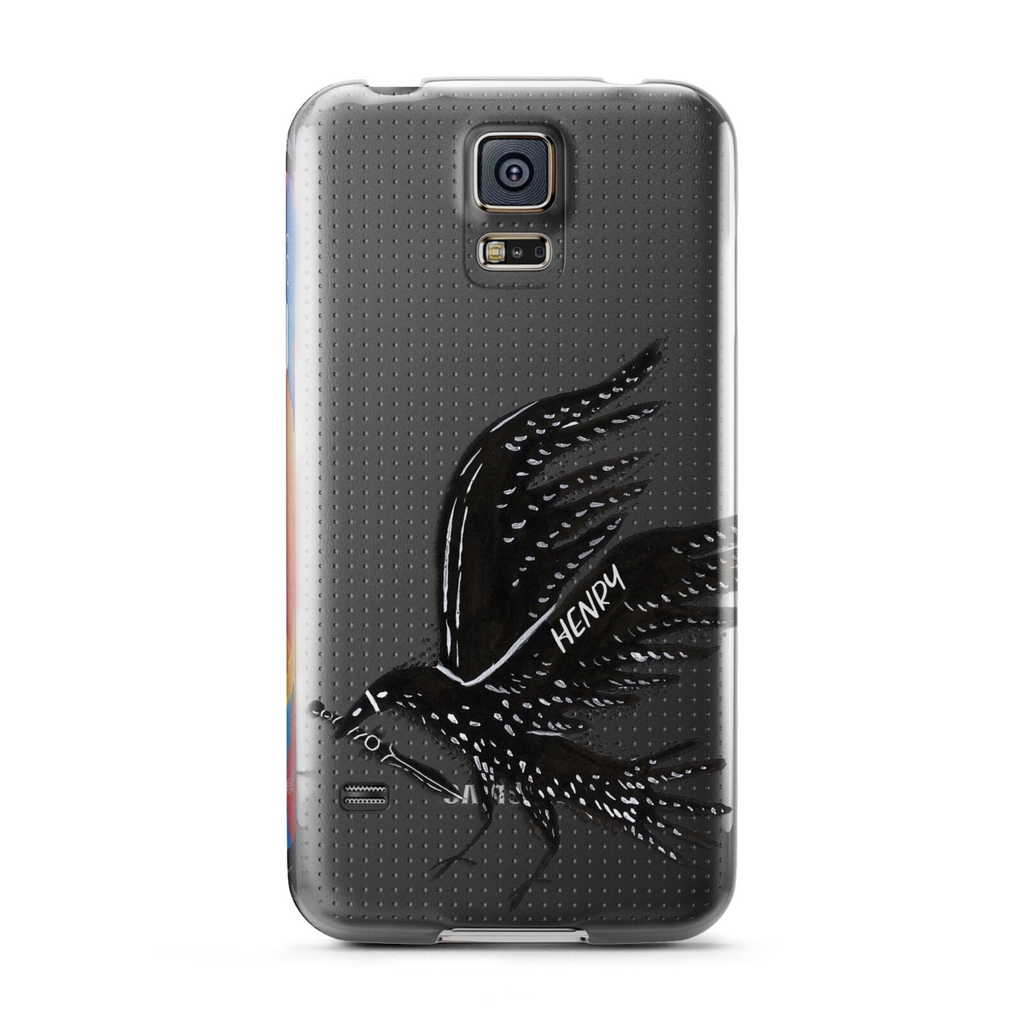 Black Crow Personalised Samsung Galaxy S5 Case