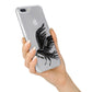 Black Crow Personalised iPhone 7 Plus Bumper Case on Silver iPhone Alternative Image