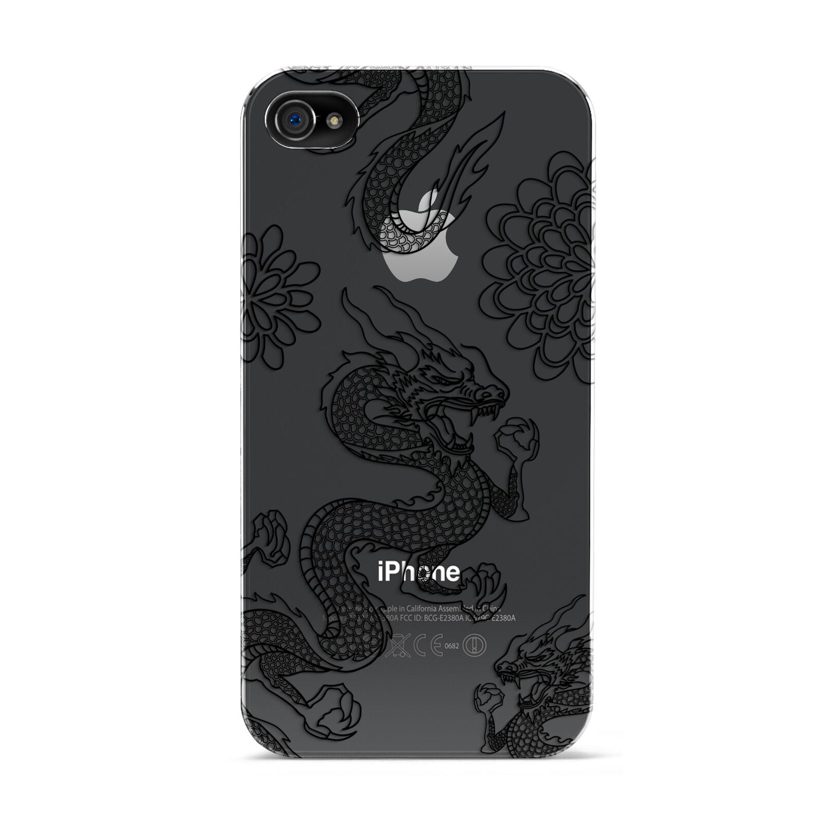 Black Dragon Apple iPhone 4s Case