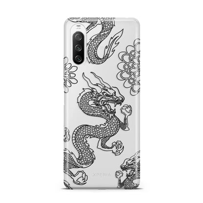 Black Dragon Sony Xperia 10 III Case