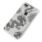 Black Dragon iPhone 8 Plus Bumper Case on Silver iPhone Alternative Image