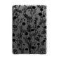 Black Floral Meadow Apple iPad Grey Case