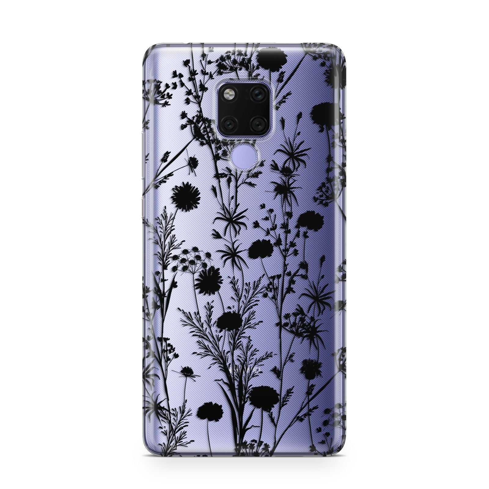 Black Floral Meadow Huawei Mate 20X Phone Case