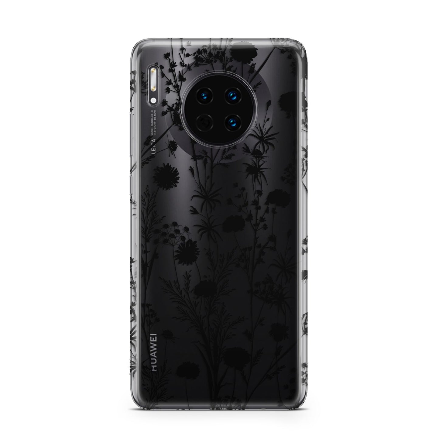 Black Floral Meadow Huawei Mate 30
