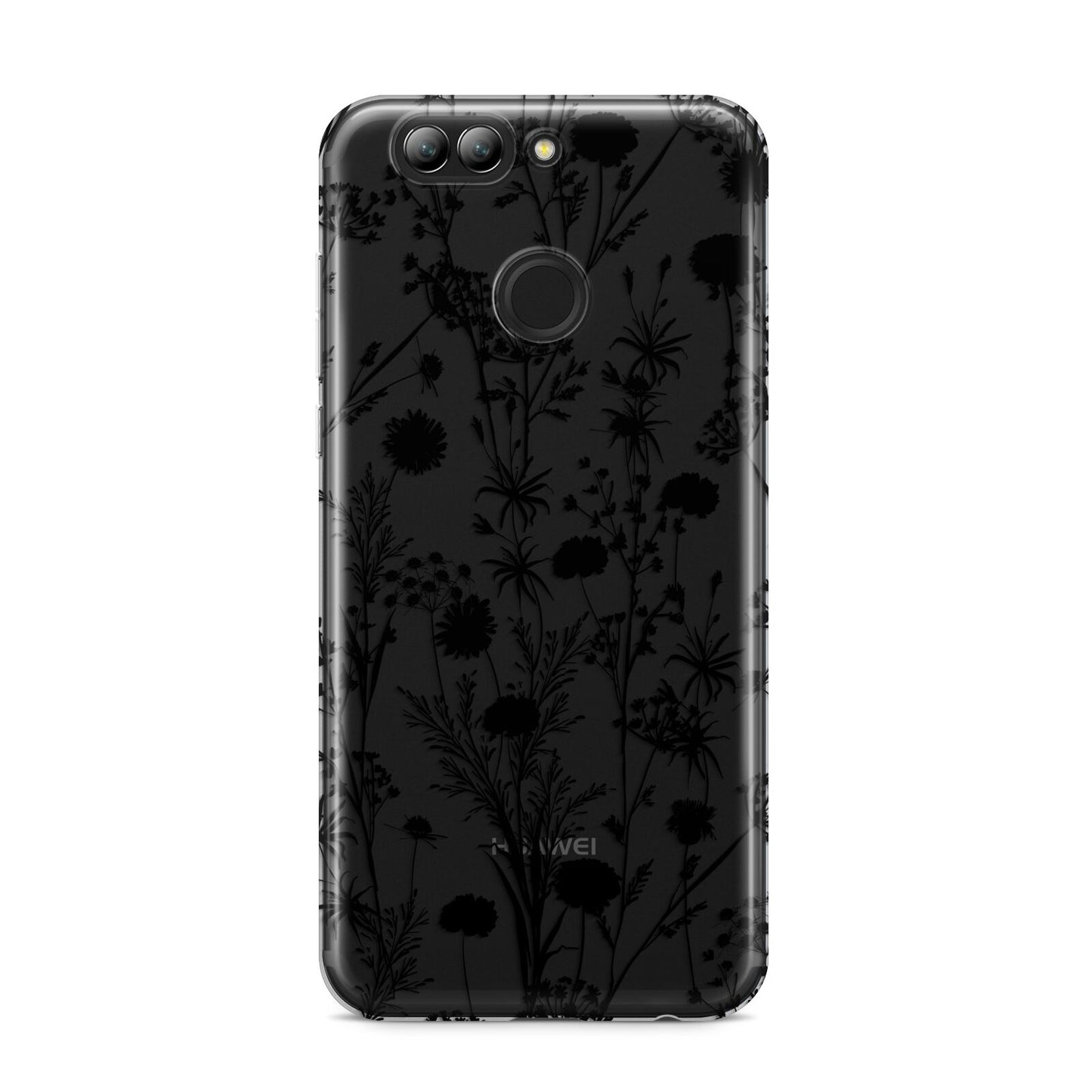 Black Floral Meadow Huawei Nova 2s Phone Case