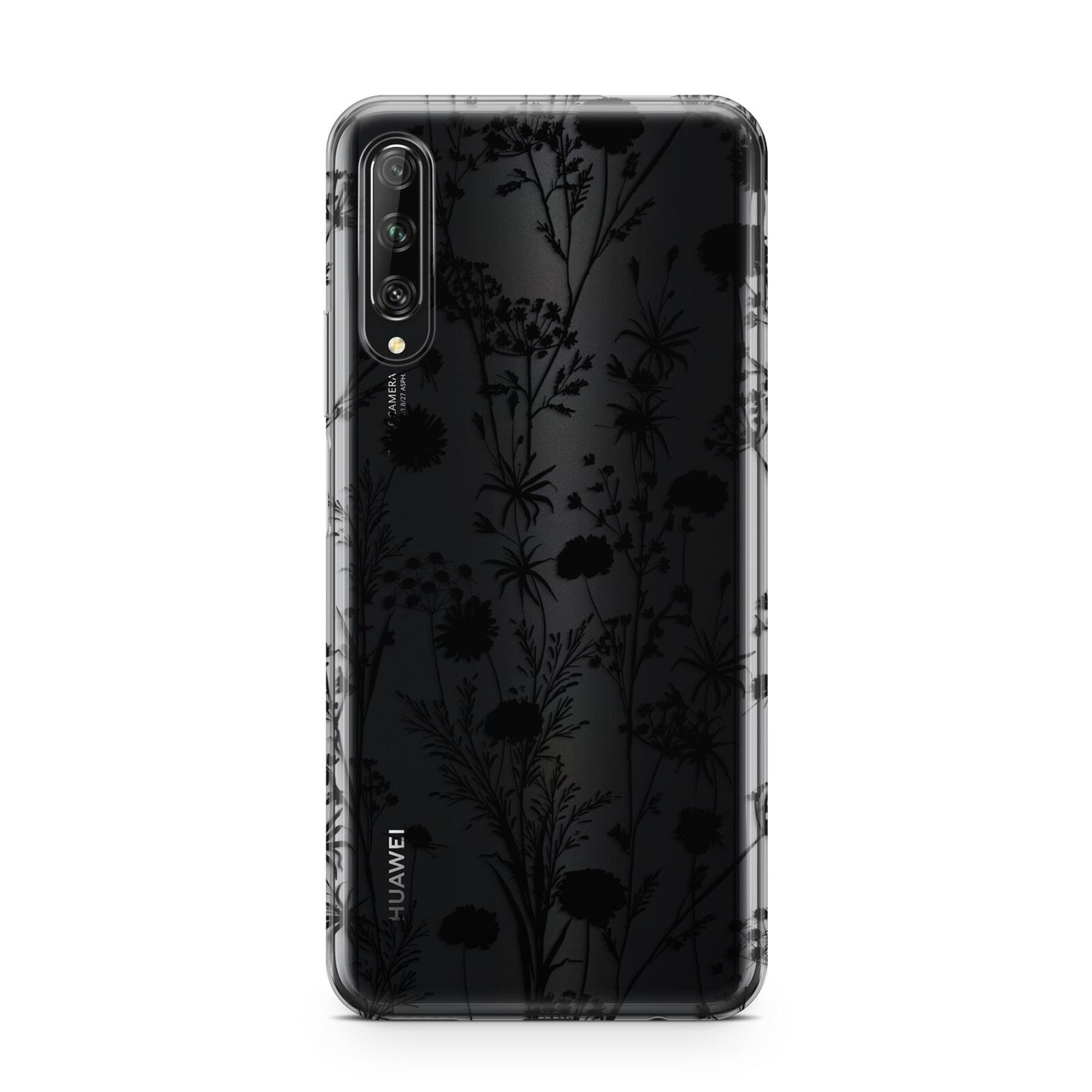 Black Floral Meadow Huawei P Smart Pro 2019